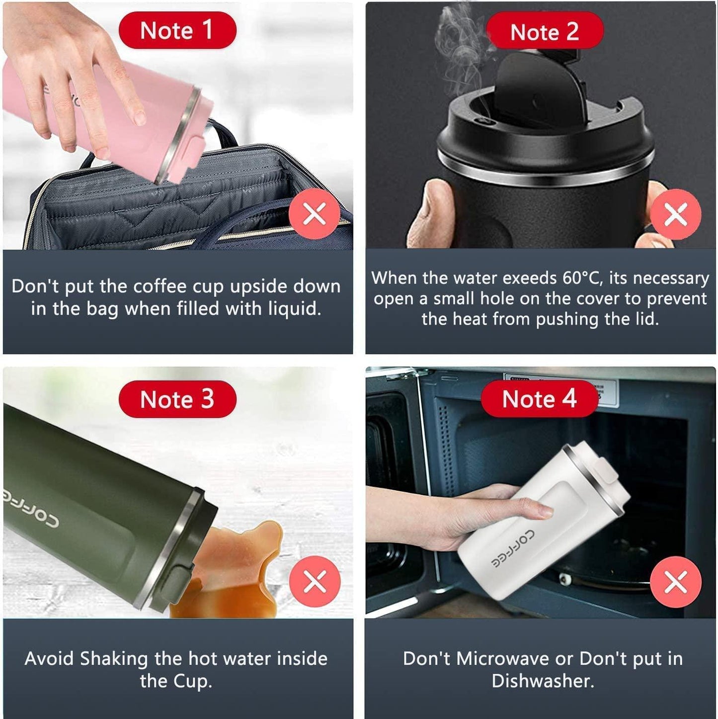 Stainless Steel Vacuum Insulated Coffee Mug – Leak-Proof, Double-Wall Travel Tumbler