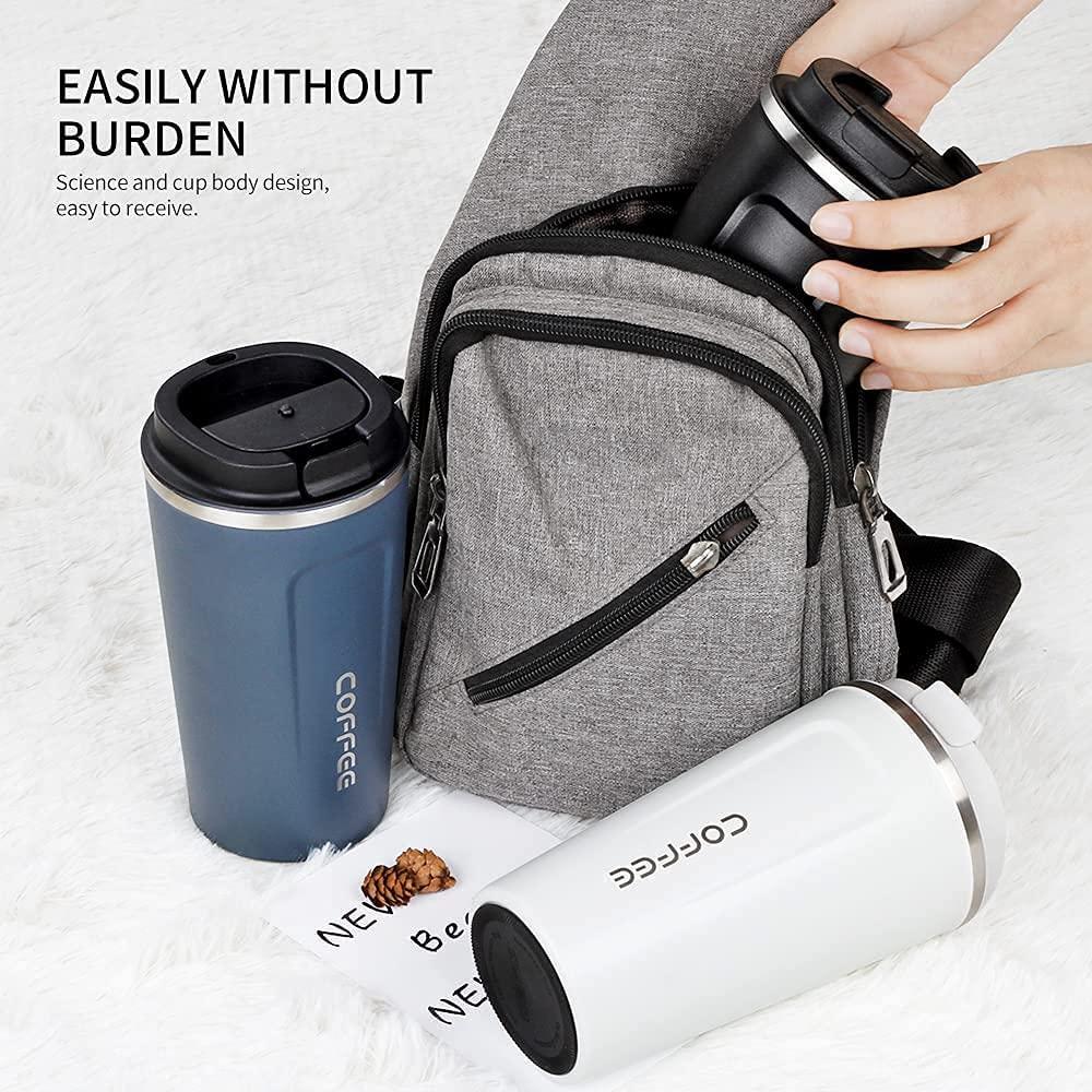 Stainless Steel Vacuum Insulated Coffee Mug – Leak-Proof, Double-Wall Travel Tumbler