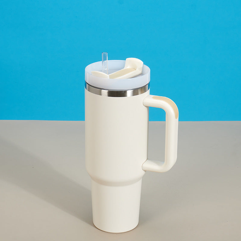 Classic Insulated Tumbler Mug with Straw