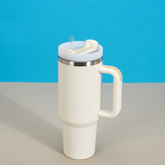 Classic Insulated Tumbler Mug with Straw
